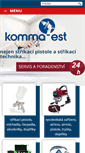 Mobile Screenshot of komma-est.cz